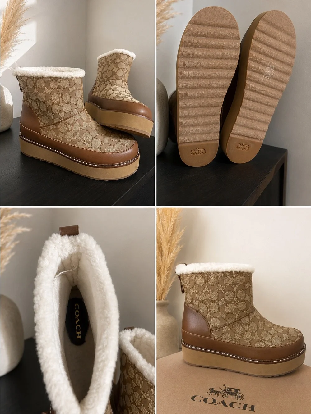Coach Indie Bootie w/Signature Jacquard